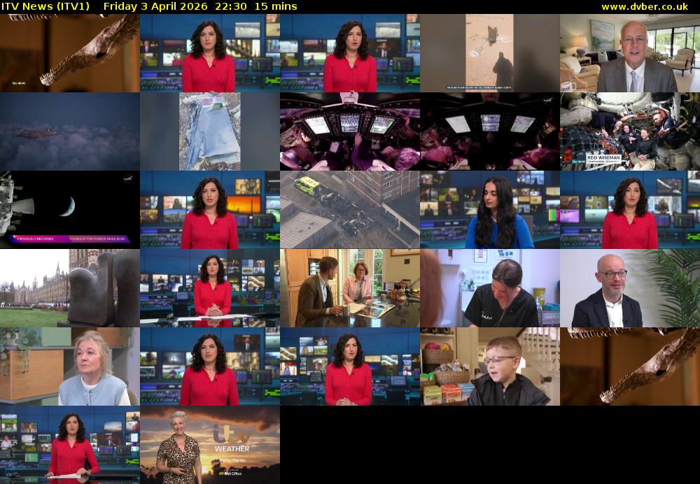 ITV News (ITV1) Friday 3 April 2026 22:30 - 22:45