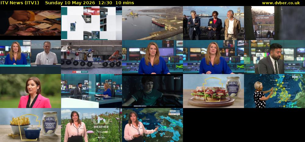 ITV News (ITV1) Sunday 10 May 2026 12:30 - 12:40