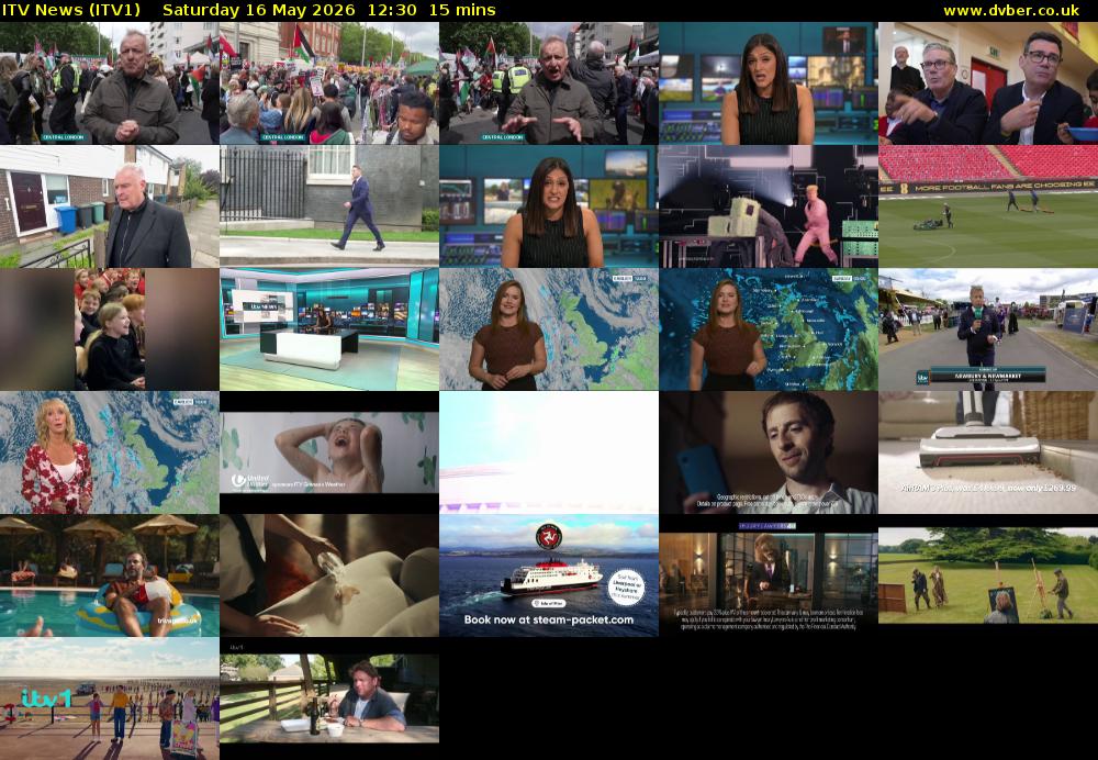 ITV News (ITV1) Saturday 16 May 2026 12:30 - 12:45