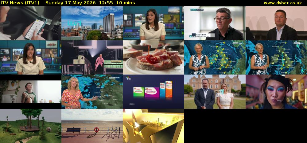 ITV News (ITV1) Sunday 17 May 2026 12:55 - 13:05