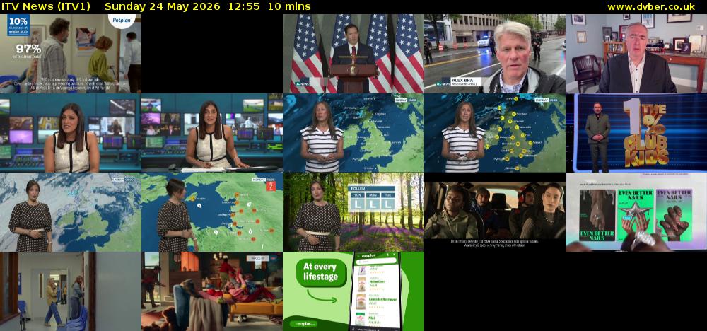 ITV News (ITV1) Sunday 24 May 2026 12:55 - 13:05