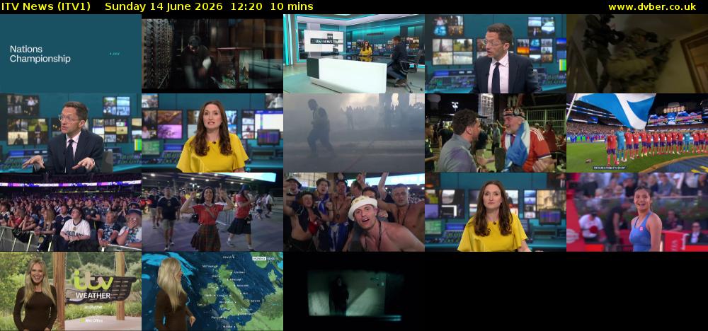 ITV News (ITV1) Sunday 14 June 2026 12:20 - 12:30