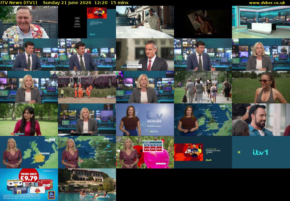ITV News (ITV1) Sunday 21 June 2026 12:20 - 12:35