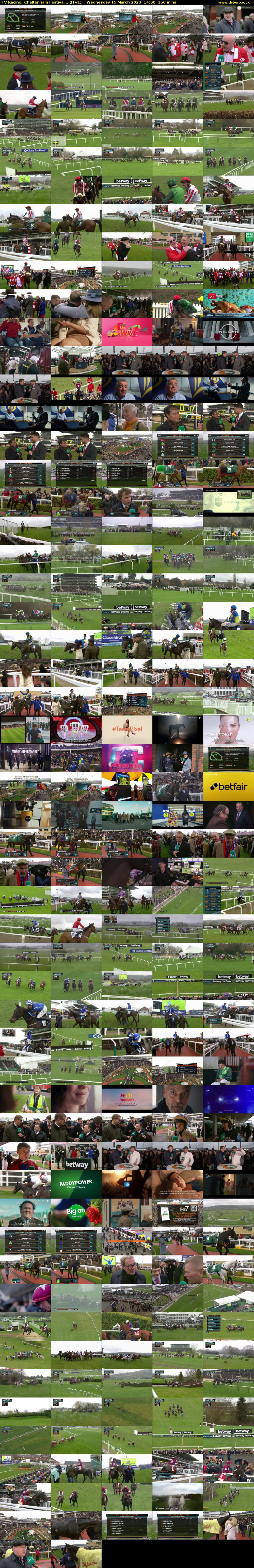 ITV Racing: Cheltenham Festival... (ITV1) Wednesday 15 March 2023 14:00 - 16:30