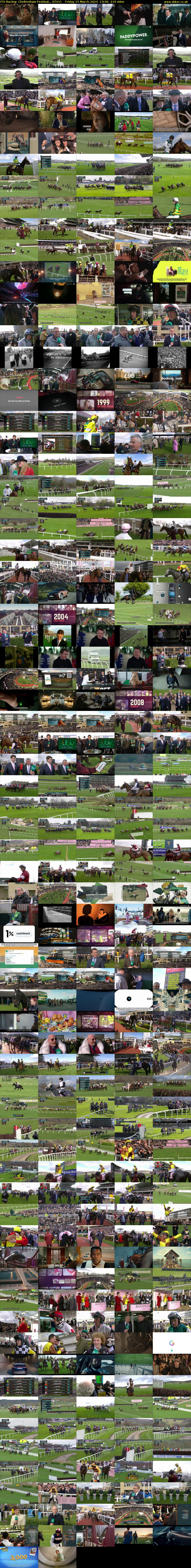 ITV Racing: Cheltenham Festival... (ITV1) Friday 15 March 2024 13:00 - 16:30