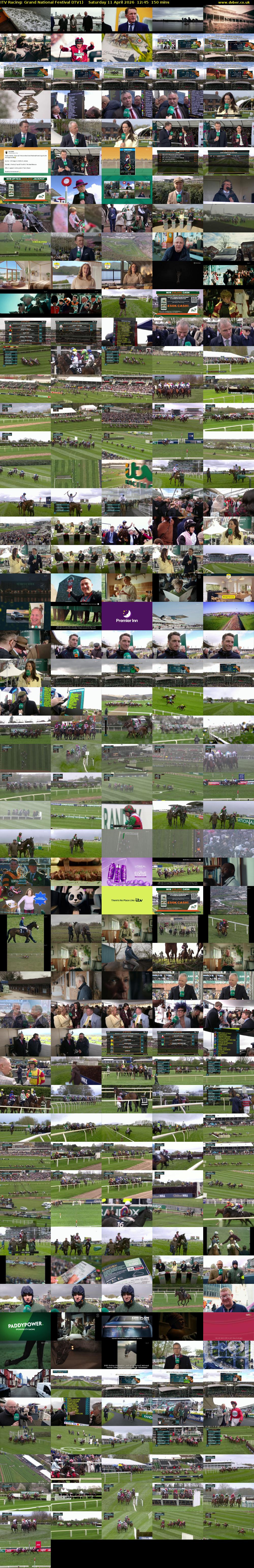 ITV Racing: Grand National Festival (ITV1) Saturday 11 April 2026 12:45 - 15:15