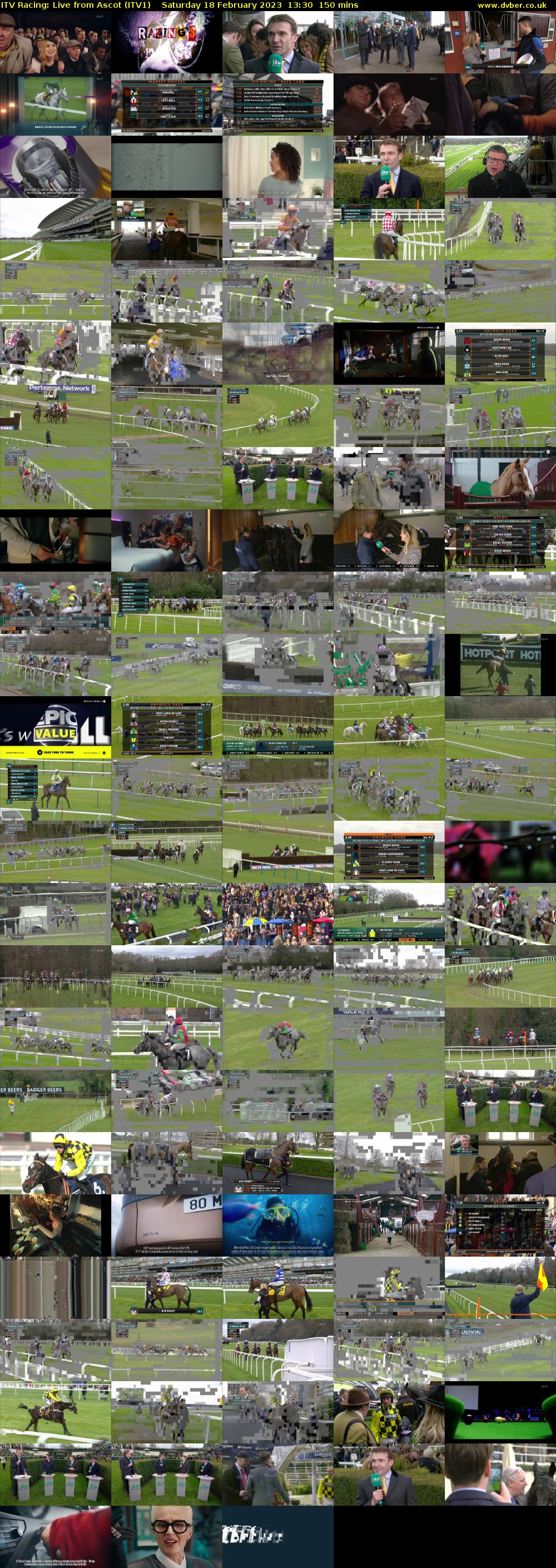 ITV Racing: Live from Ascot (ITV1) Saturday 18 February 2023 13:30 - 16:00