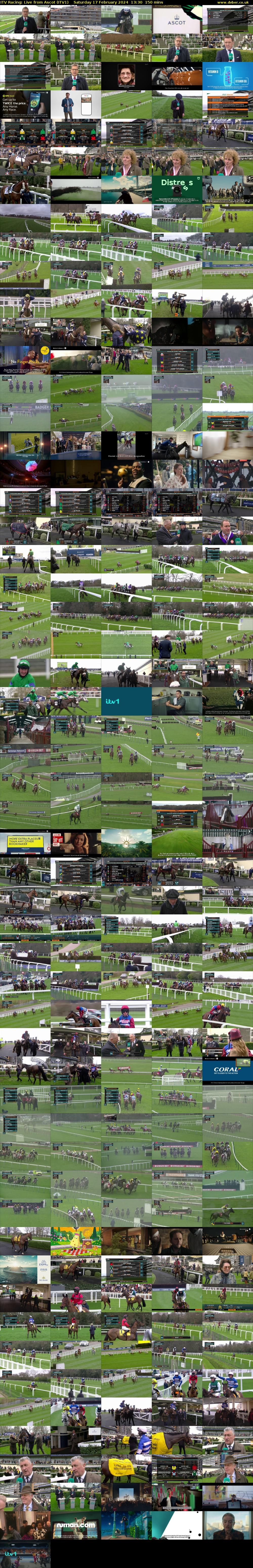 ITV Racing: Live from Ascot (ITV1) Saturday 17 February 2024 13:30 - 16:00
