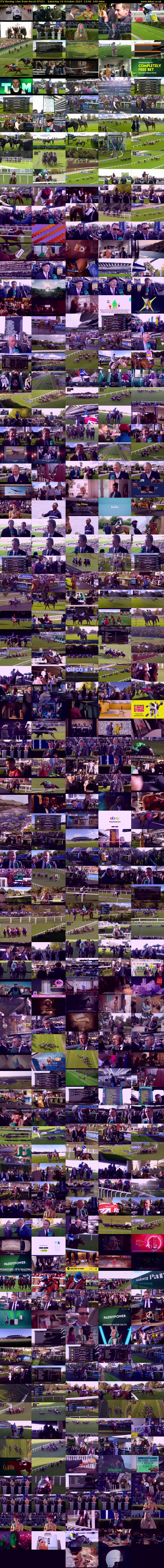 ITV Racing: Live from Ascot (ITV1) Saturday 19 October 2024 13:00 - 17:00