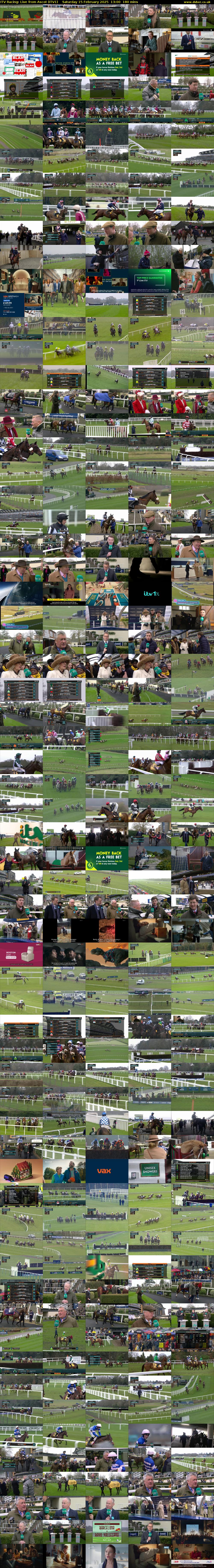 ITV Racing: Live from Ascot (ITV1) Saturday 15 February 2025 13:00 - 16:00