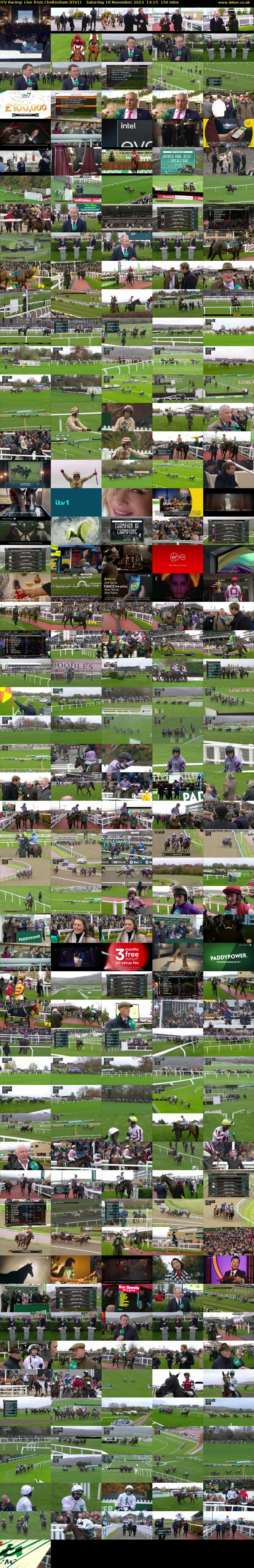 ITV Racing: Live from Cheltenham (ITV1) Saturday 18 November 2023 13:15 - 15:45
