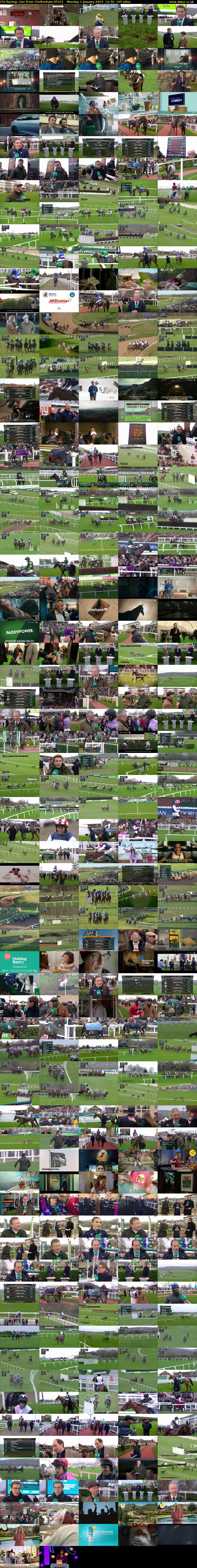 ITV Racing: Live from Cheltenham (ITV1) Monday 1 January 2024 12:30 - 15:45