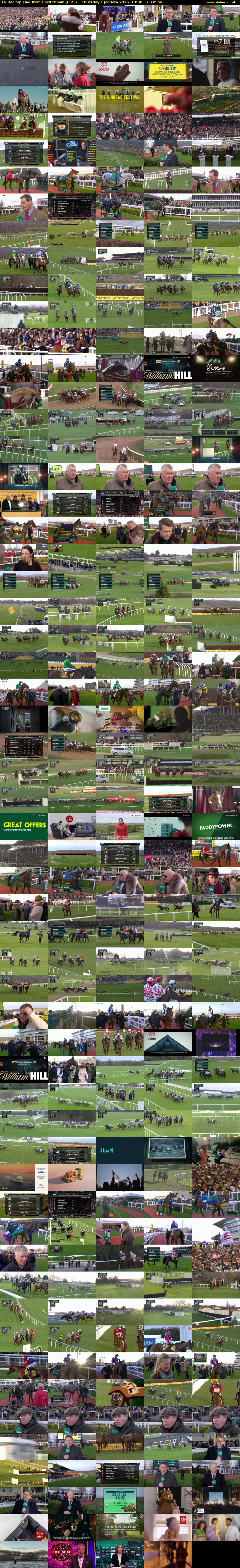 ITV Racing: Live from Cheltenham (ITV1) Thursday 1 January 2026 13:00 - 15:40