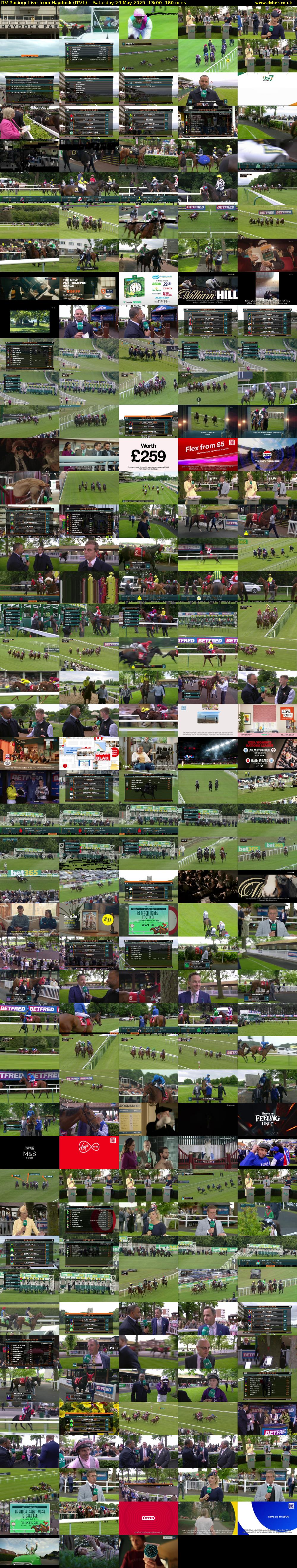 ITV Racing: Live from Haydock (ITV1) Saturday 24 May 2025 13:00 - 16:00