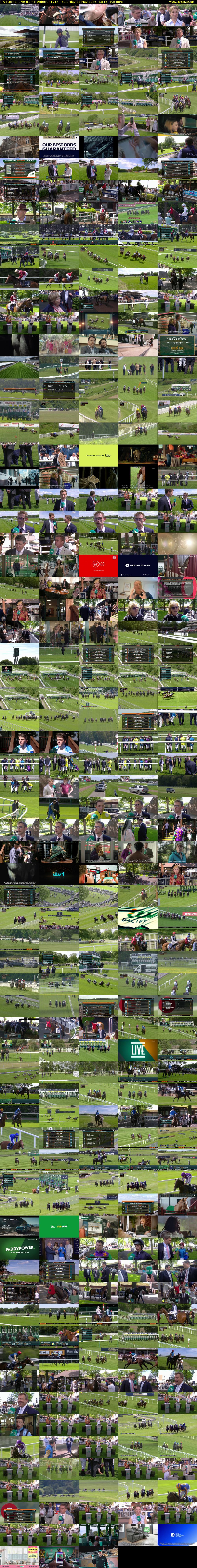 ITV Racing: Live from Haydock (ITV1) Saturday 23 May 2026 13:15 - 16:30