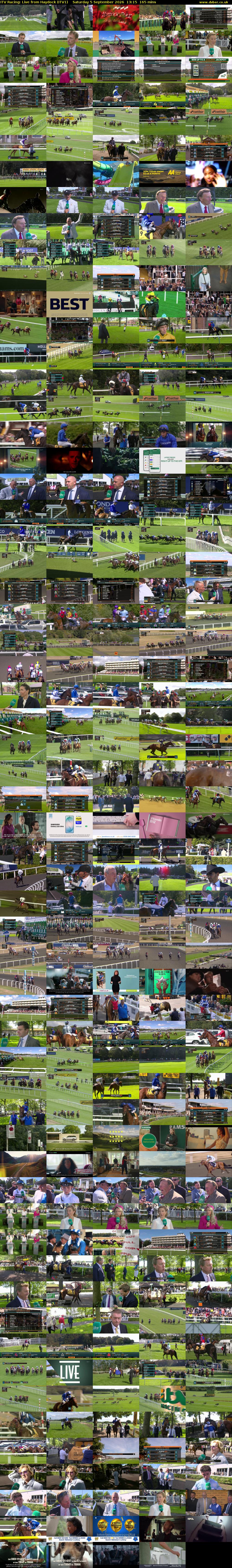 ITV Racing: Live from Haydock (ITV1) Saturday 5 September 2026 13:15 - 16:00