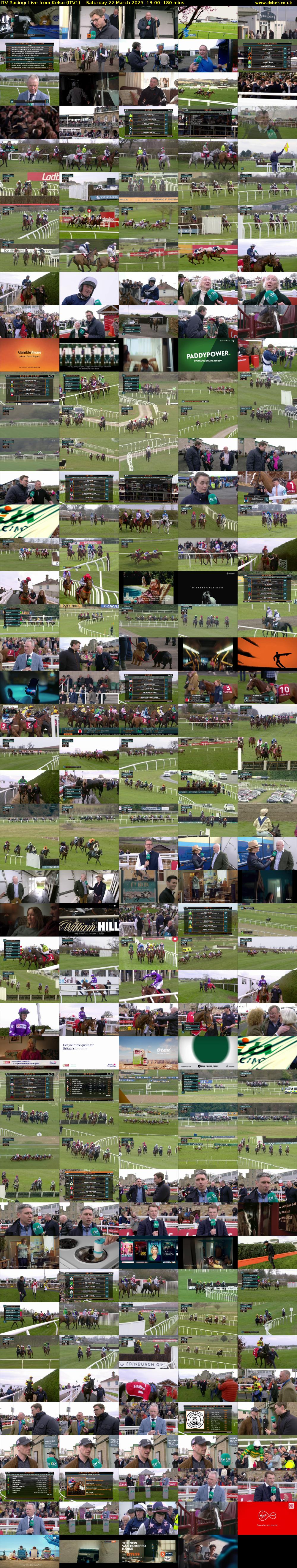 ITV Racing: Live from Kelso (ITV1) Saturday 22 March 2025 13:00 - 16:00