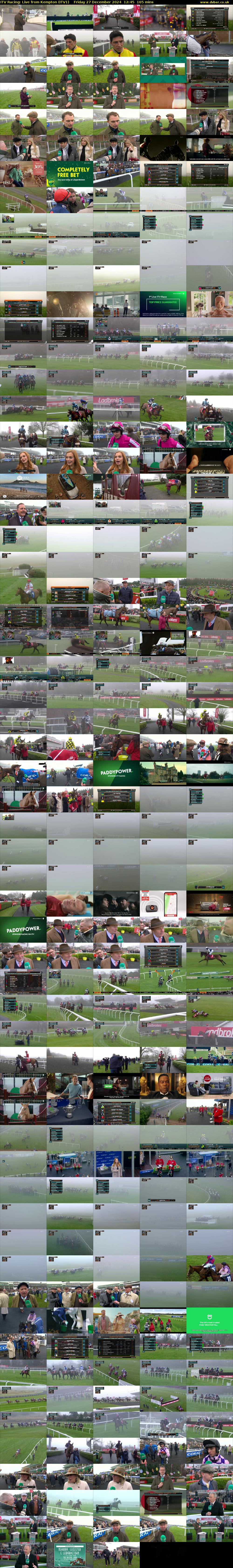 ITV Racing: Live from Kempton (ITV1) Friday 27 December 2024 12:45 - 15:30