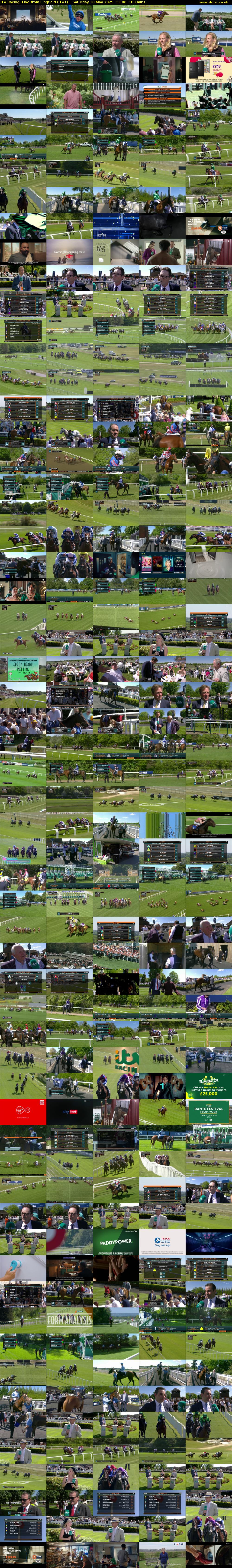 ITV Racing: Live from Lingfield (ITV1) Saturday 10 May 2025 13:00 - 16:00