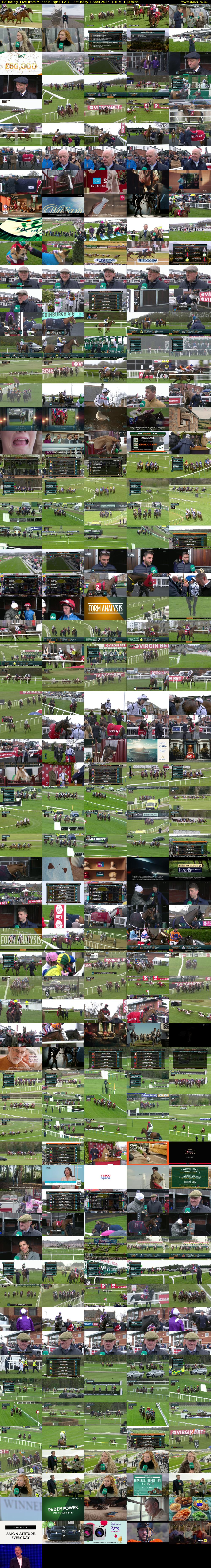 ITV Racing: Live from Musselburgh (ITV1) Saturday 4 April 2026 13:15 - 16:15