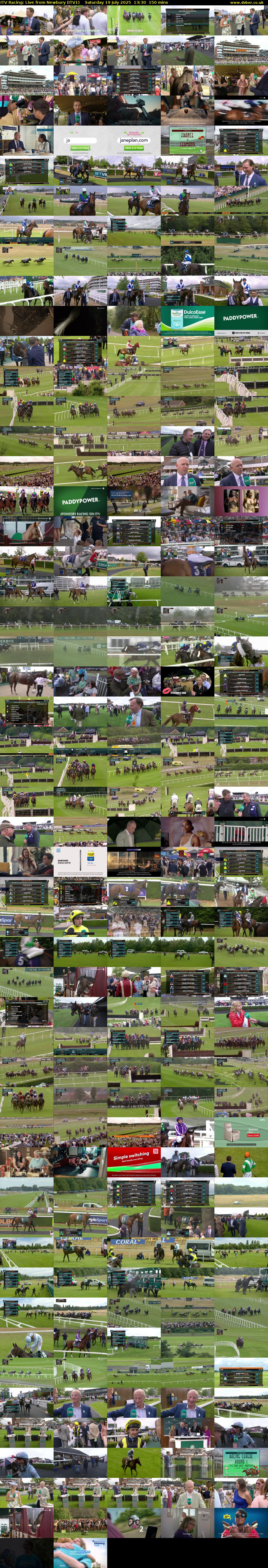 ITV Racing: Live from Newbury (ITV1) Saturday 19 July 2025 13:30 - 16:00