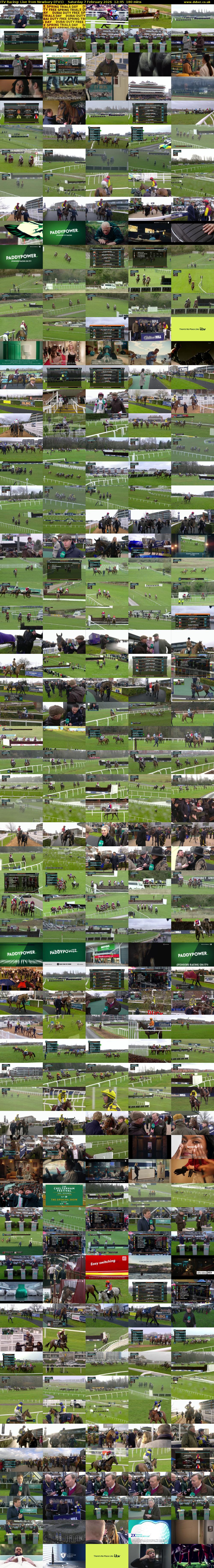 ITV Racing: Live from Newbury (ITV1) Saturday 7 February 2026 12:45 - 15:45