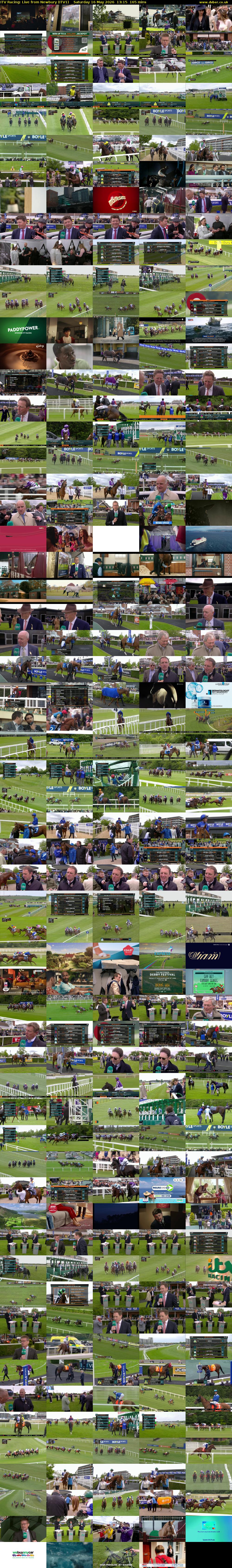 ITV Racing: Live from Newbury (ITV1) Saturday 16 May 2026 13:15 - 16:00