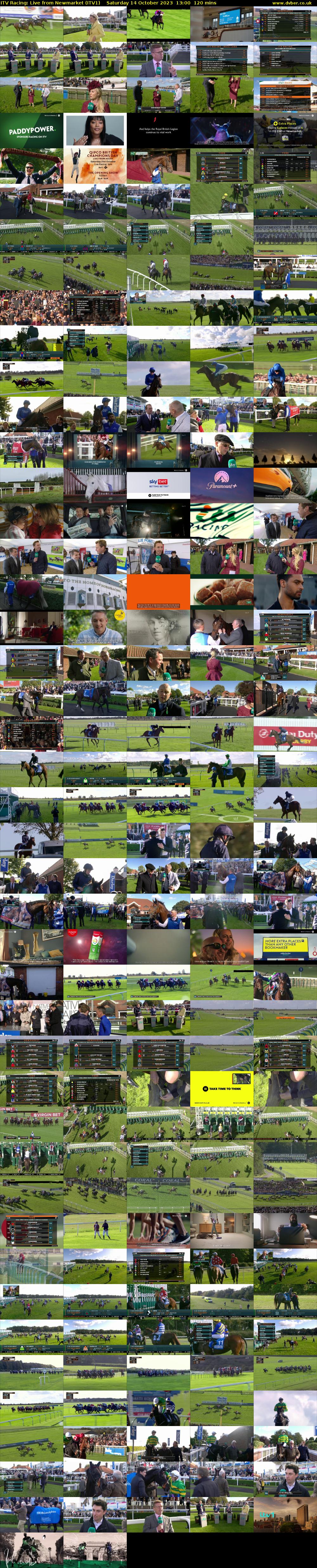 ITV Racing: Live from Newmarket (ITV1) Saturday 14 October 2023 13:00 - 15:00