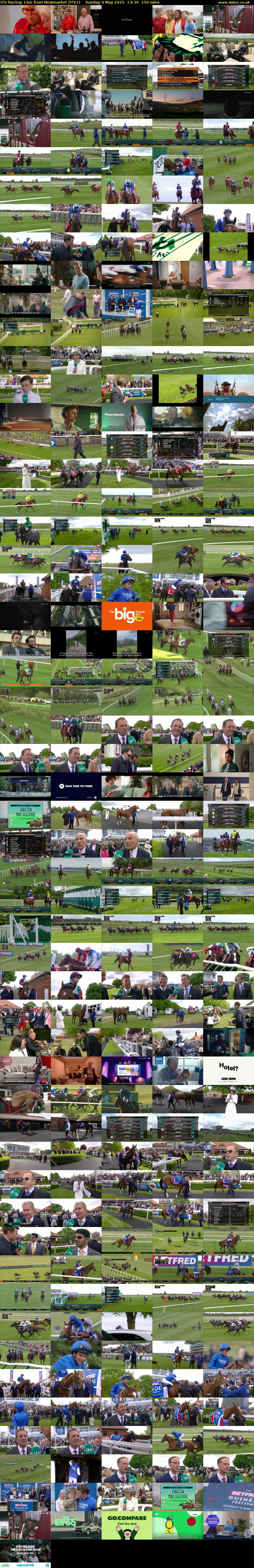 ITV Racing: Live from Newmarket (ITV1) Sunday 4 May 2025 13:30 - 16:00