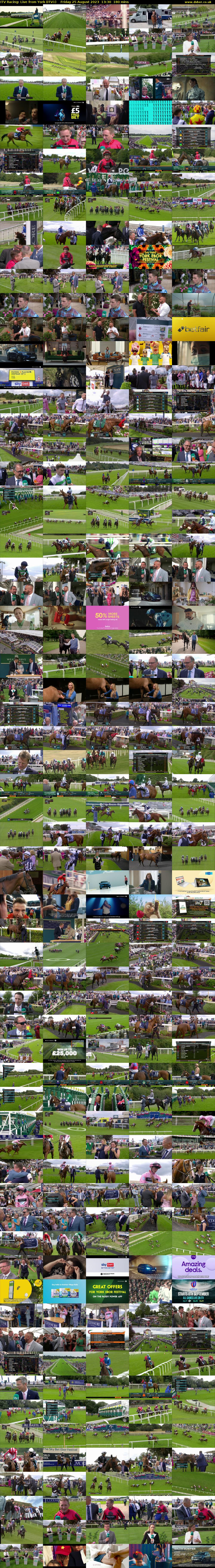 ITV Racing: Live from York (ITV1) Friday 25 August 2023 13:30 - 16:30