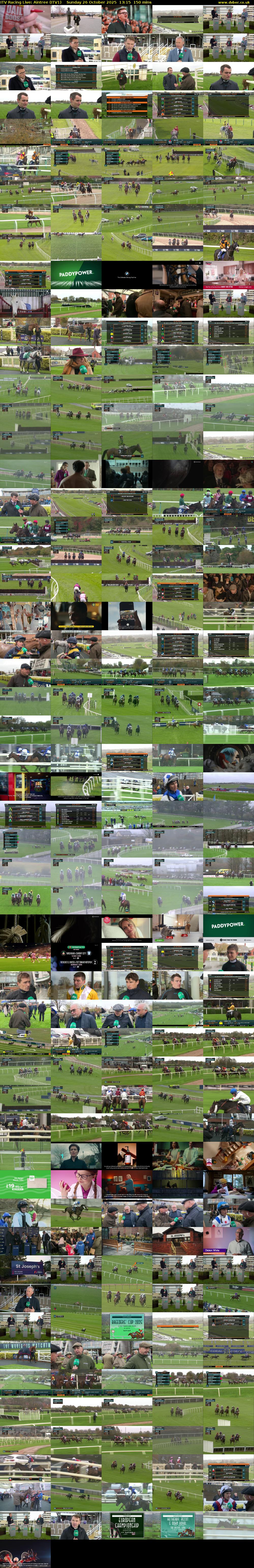 ITV Racing Live: Aintree (ITV1) Sunday 26 October 2025 13:15 - 15:45