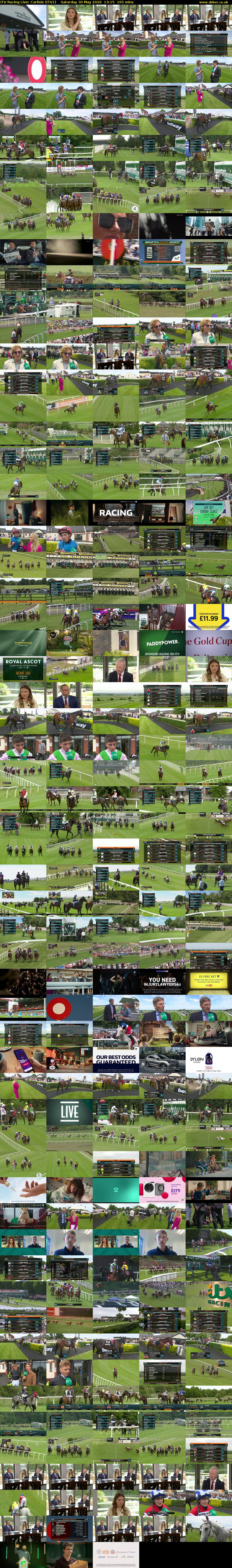 ITV Racing Live: Carlisle (ITV1) Saturday 30 May 2026 13:15 - 16:00