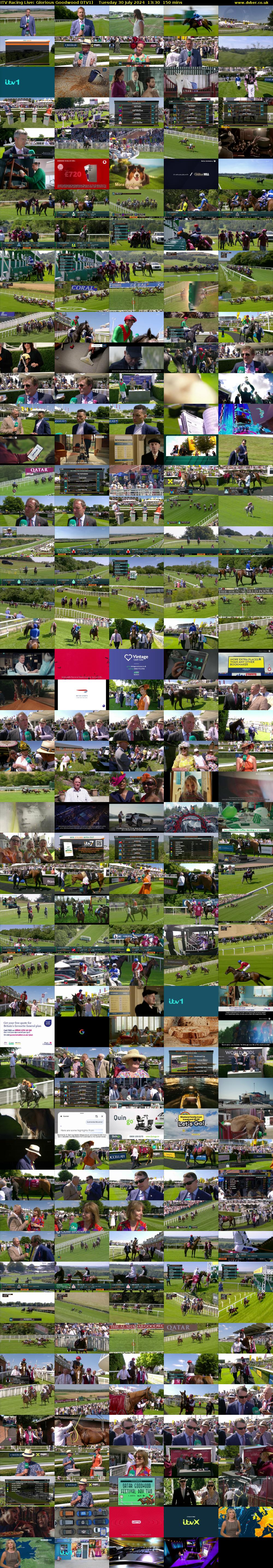 ITV Racing Live: Glorious Goodwood (ITV1) Tuesday 30 July 2024 13:30 - 16:00
