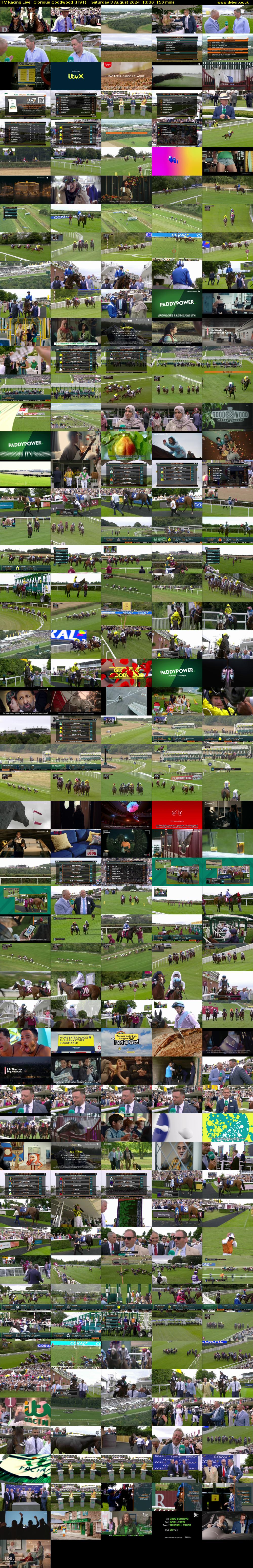 ITV Racing Live: Glorious Goodwood (ITV1) Saturday 3 August 2024 13:30 - 16:00