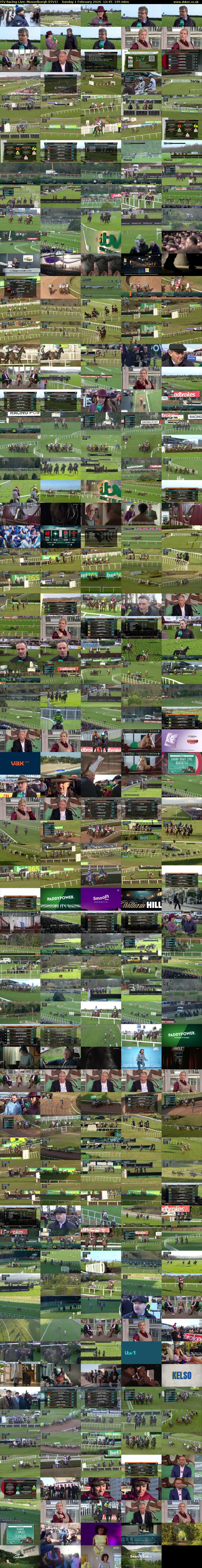 ITV Racing Live: Musselburgh (ITV1) Sunday 1 February 2026 12:45 - 16:00