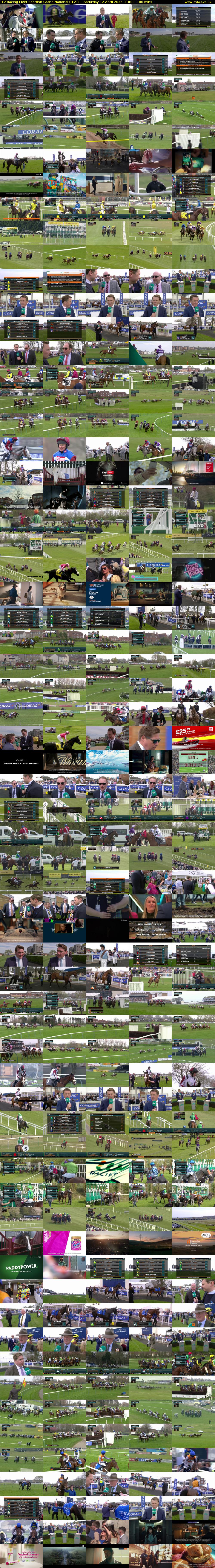 ITV Racing Live: Scottish Grand National (ITV1) Saturday 12 April 2025 13:00 - 16:00
