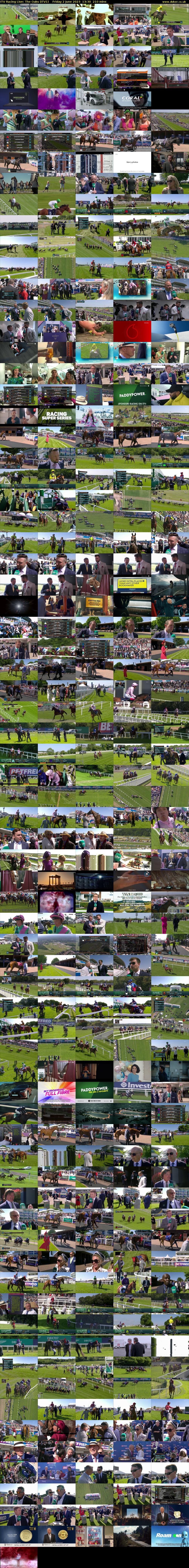 ITV Racing Live: The Oaks (ITV1) Friday 2 June 2023 13:30 - 17:00