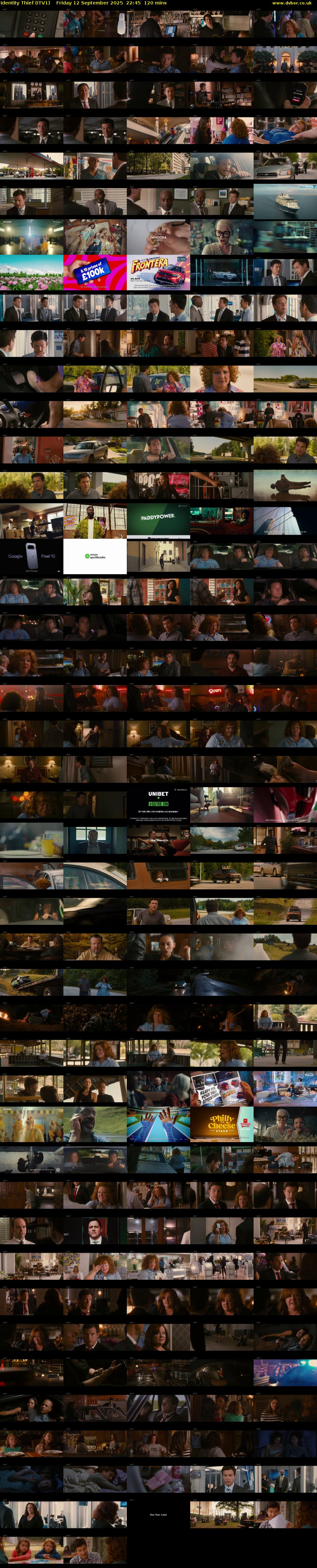 Identity Thief (ITV1) Friday 12 September 2025 22:45 - 00:45