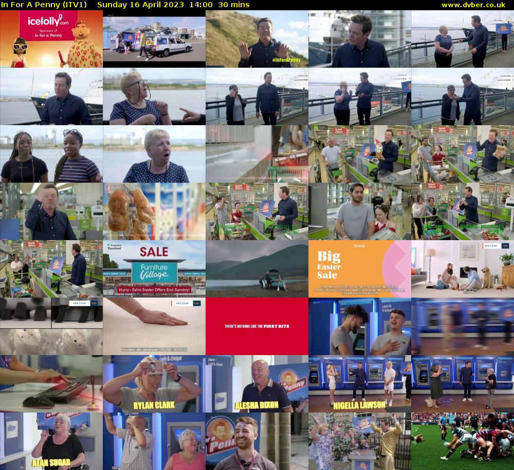 In For A Penny (ITV1) Sunday 16 April 2023 14:00 - 14:30