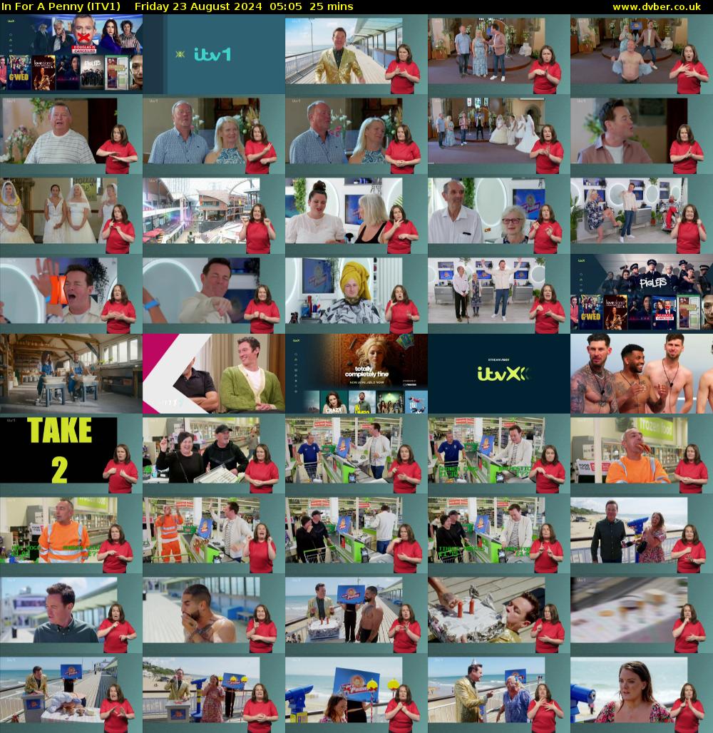 In For A Penny (ITV1) Friday 23 August 2024 05:05 - 05:30