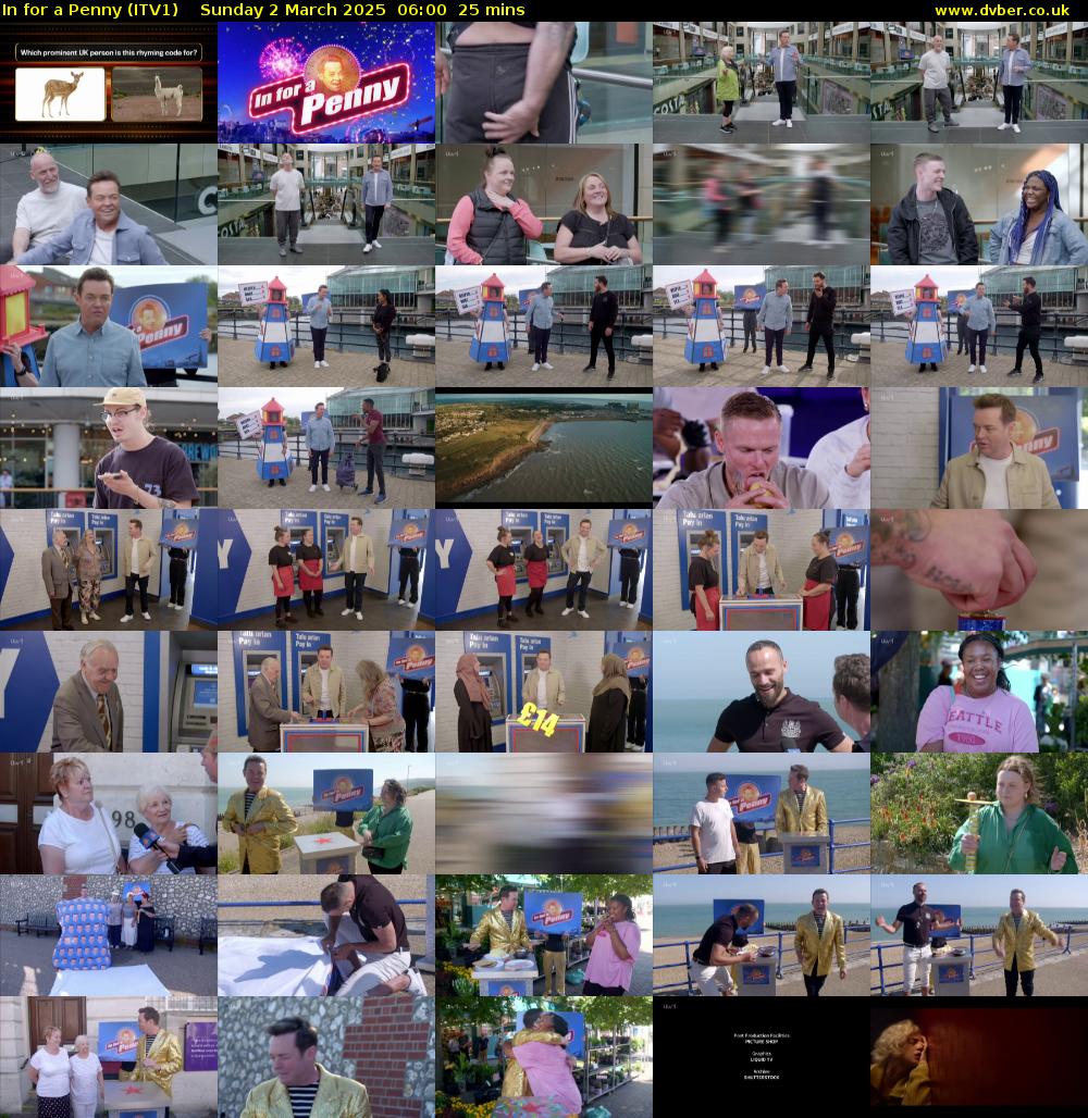 In For A Penny (ITV1) Sunday 2 March 2025 06:00 - 06:25