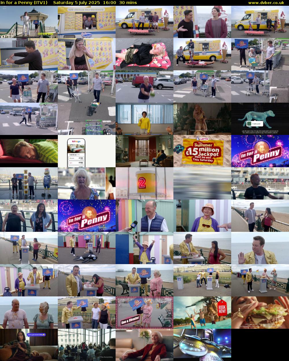 In For A Penny (ITV1) Saturday 5 July 2025 16:00 - 16:30