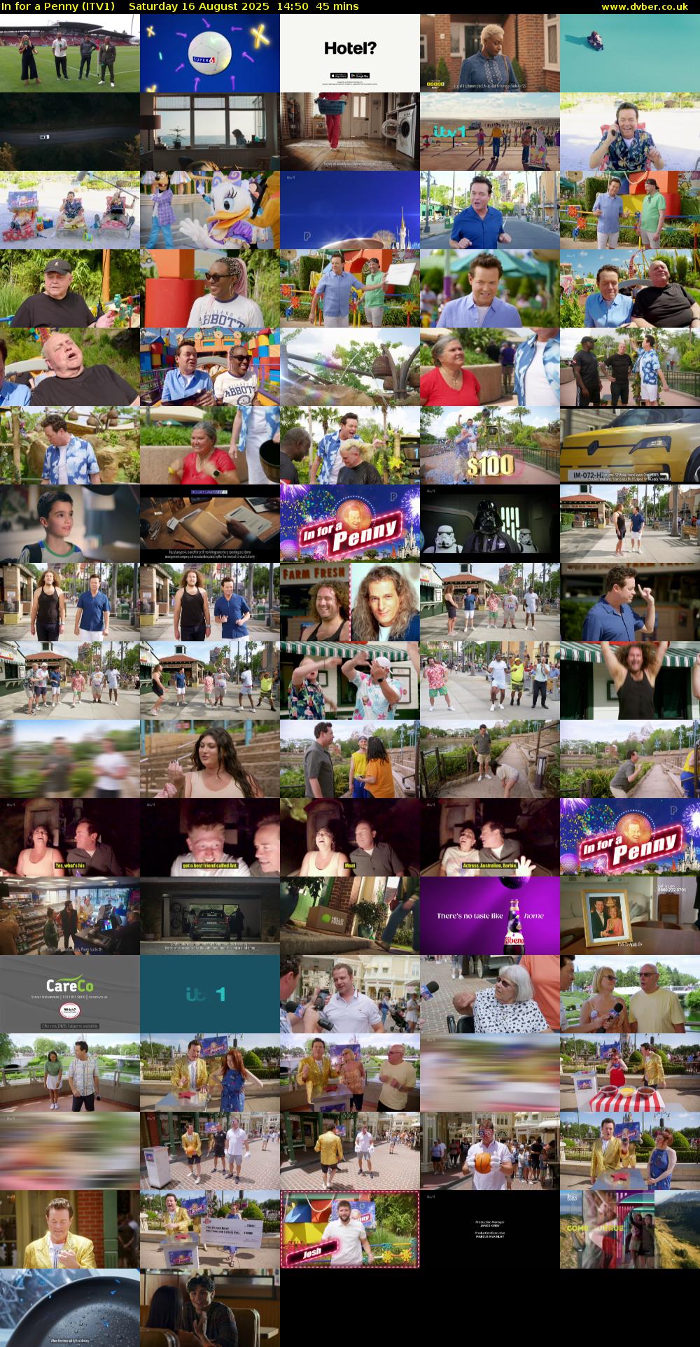In For A Penny (ITV1) Saturday 16 August 2025 14:50 - 15:35