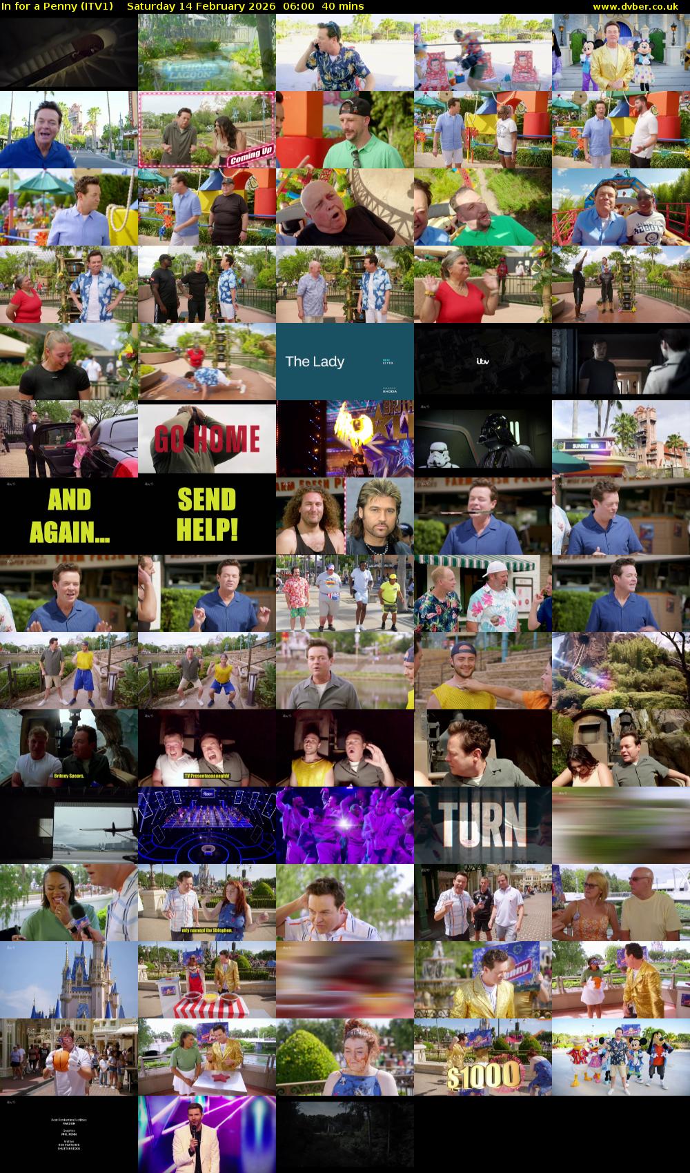 In For A Penny (ITV1) Saturday 14 February 2026 06:00 - 06:40