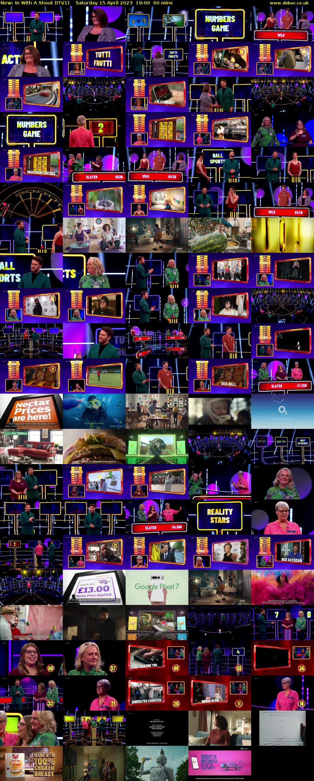 In With A Shout (ITV1) Saturday 15 April 2023 19:00 - 20:00