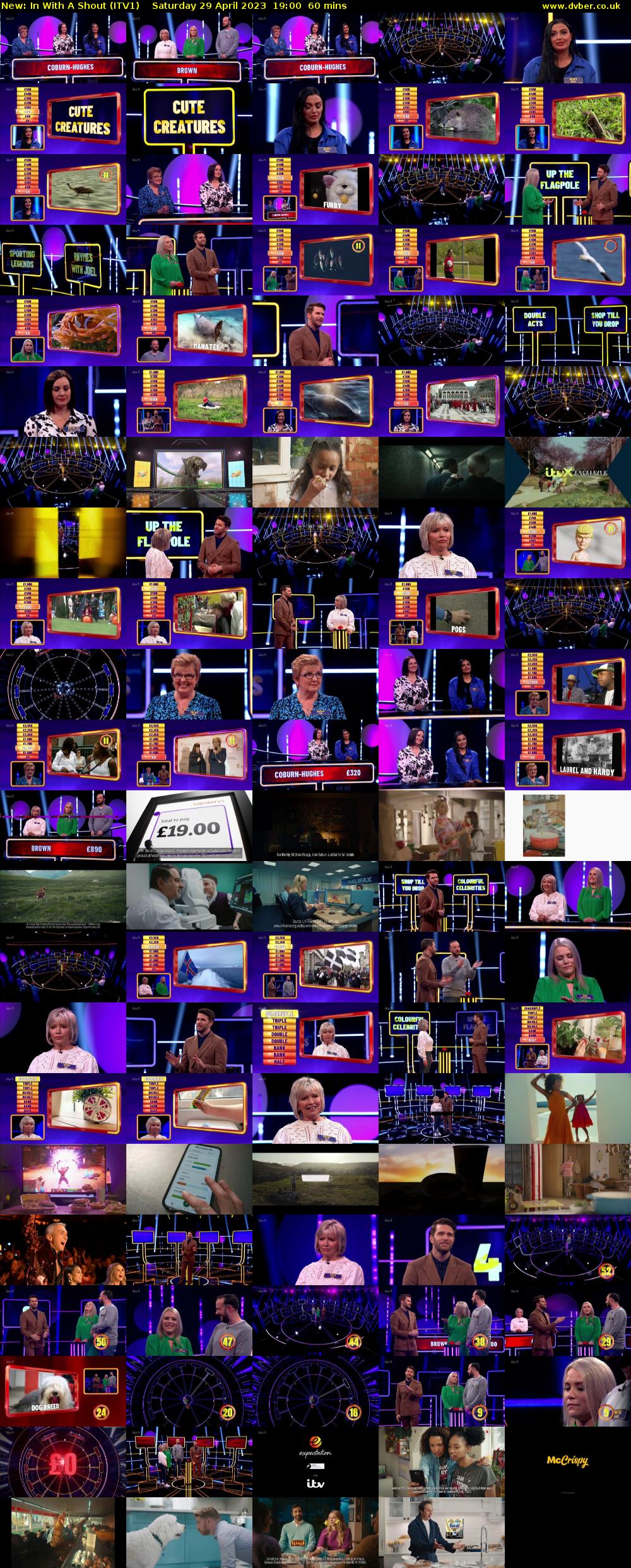 In With A Shout (ITV1) Saturday 29 April 2023 19:00 - 20:00