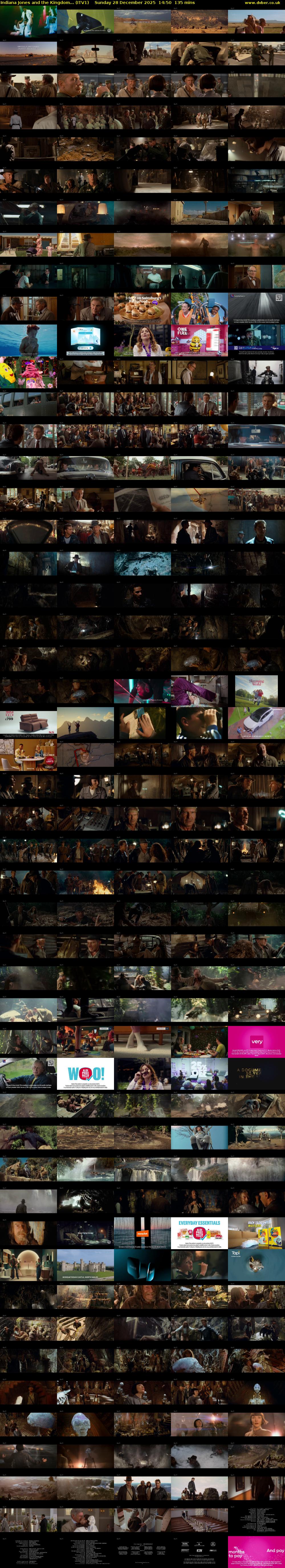 Indiana Jones and the Kingdom... (ITV1) Sunday 28 December 2025 14:50 - 17:05