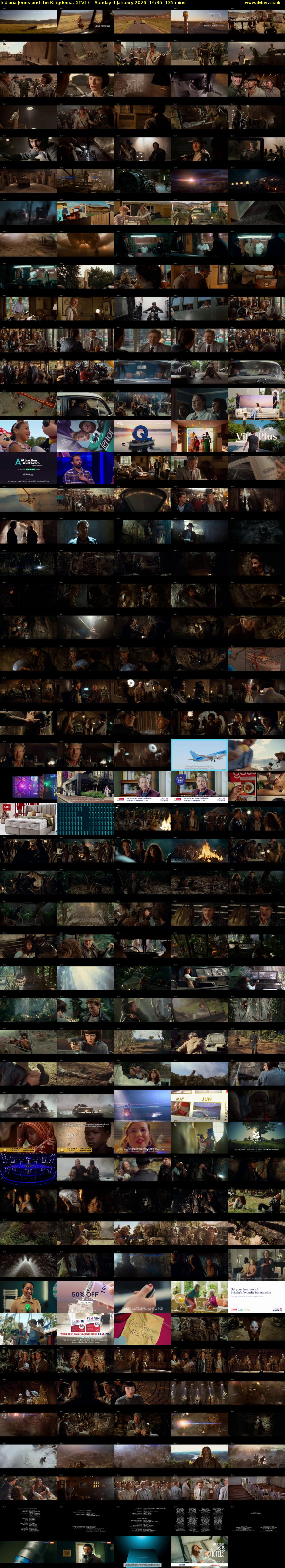 Indiana Jones and the Kingdom... (ITV1) Sunday 4 January 2026 14:35 - 16:50