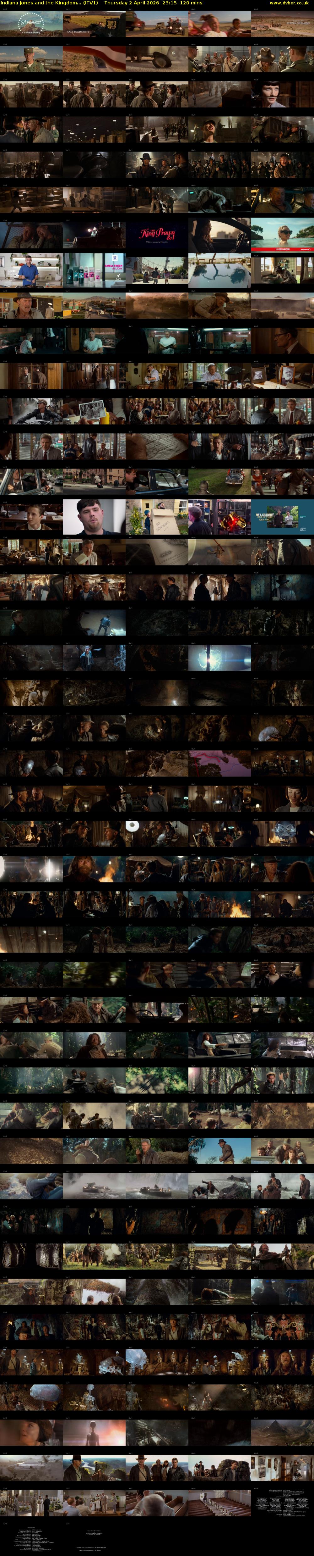 Indiana Jones and the Kingdom... (ITV1) Thursday 2 April 2026 23:15 - 01:15