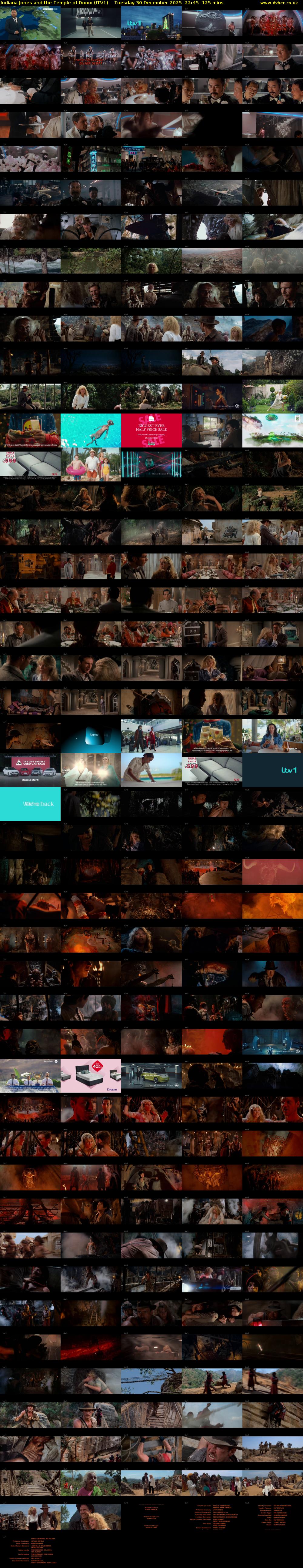 Indiana Jones and the Temple of Doom (ITV1) Tuesday 30 December 2025 22:45 - 00:50